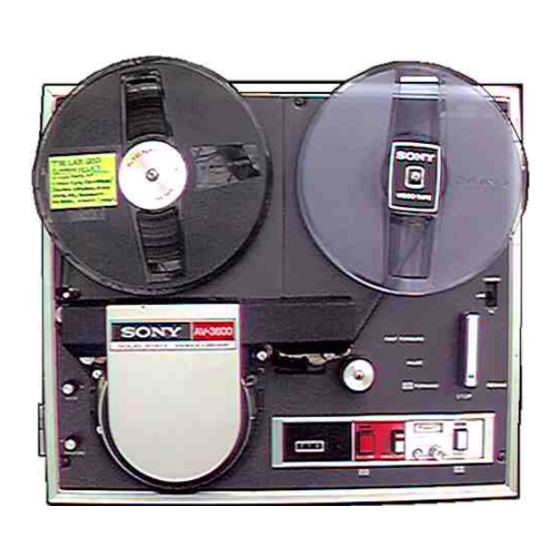 SONY AV-3600 SERVICE MANUAL Pdf Download | ManualsLib