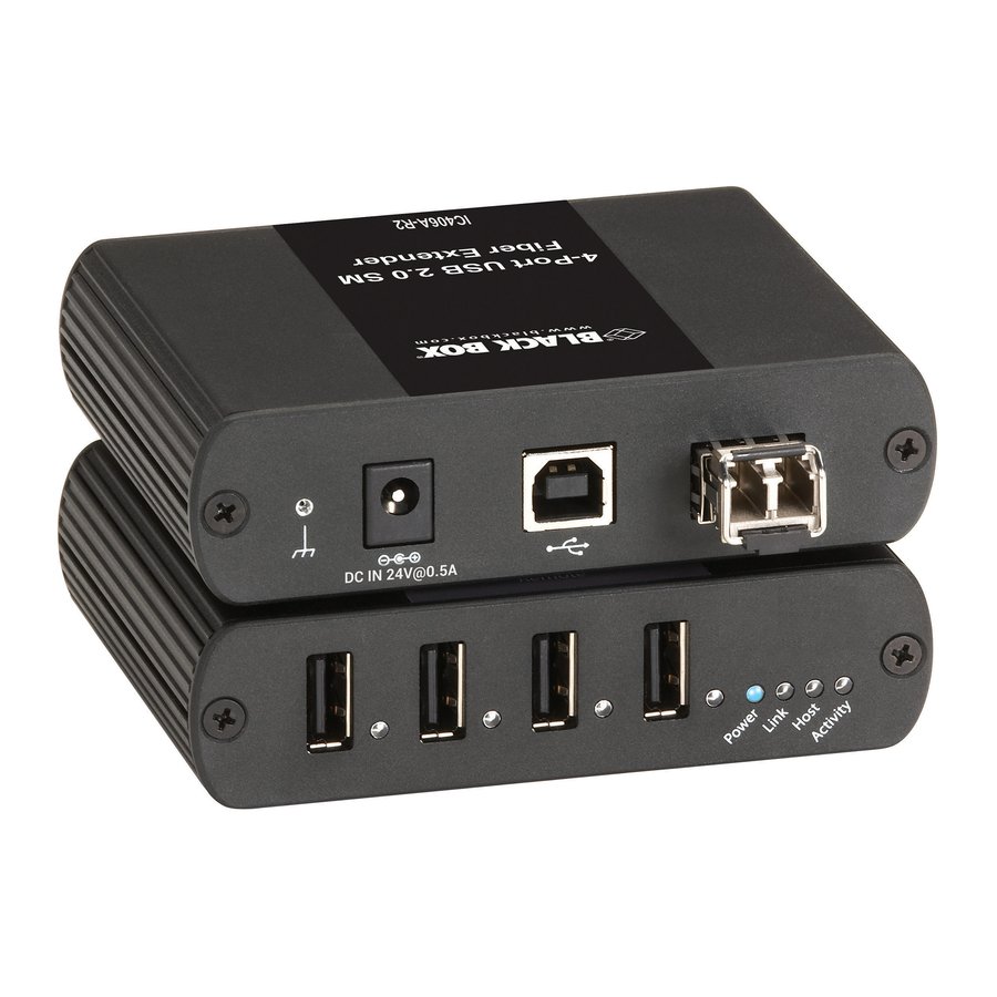 Black Box IC406A USB Extender Manuals
