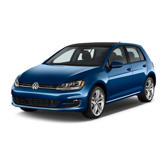Volkswagen Golf 2015 Manual