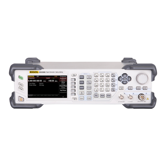 Rigol DSG3000 Series Quick Manual
