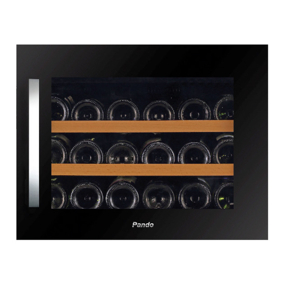 Pando PVMAV 45-18 Built-in Wine Cooler Manuals
