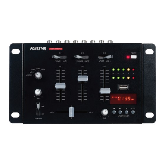 FONESTAR SM-507UB Instruction Manual