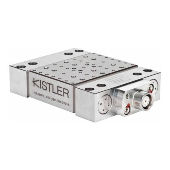 Kistler MiniDyn 9119AA2 dynamometer Manuals