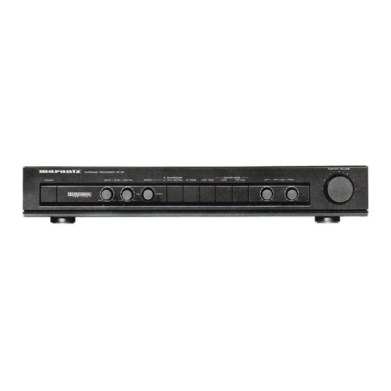 Marantz SP-50 User Manual