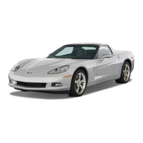 Chevrolet 2011 Corvette Navigation System Navigation Manual