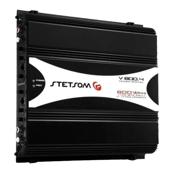 StetSom VENOM LINE V 800.4 User Manual