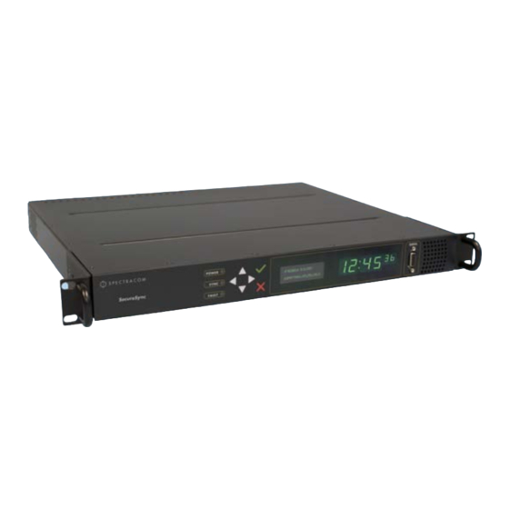 Spectracom SecureSync User Reference Manual