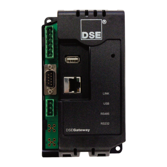 Deep Sea Electronics Plc DSE892 SNMP Manuals