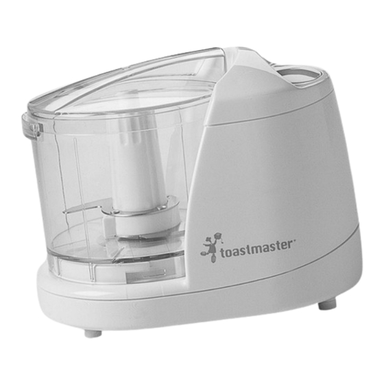Toastmaster Chopster 1118 Use And Care Manual