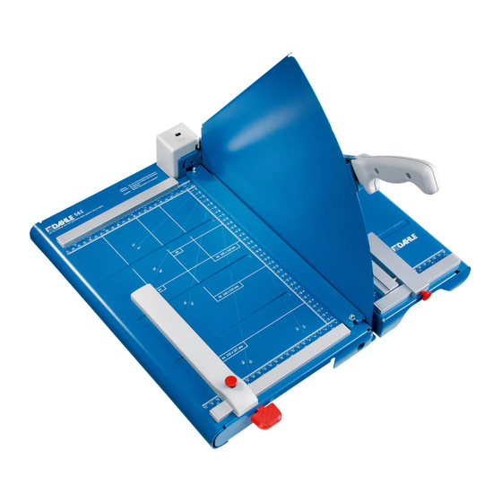 Dahle 562 Instructions Manual