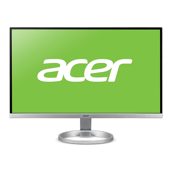 Acer R270 Manuals