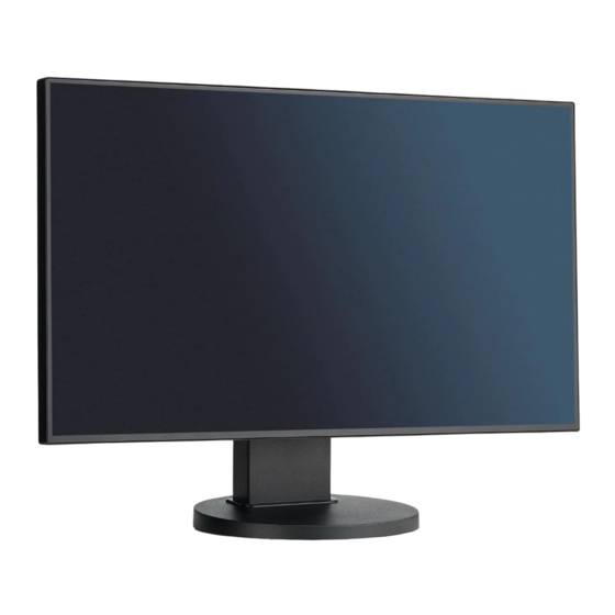 NEC MultiSync EX241UN-BK Monitor Manuals