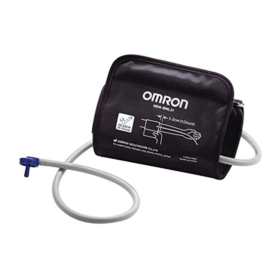 Omron HEM-RXL31 Instructions For Use