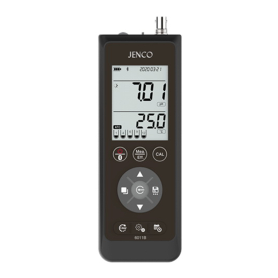 JENCO 6011B pH/ORP/Temp Meter Manuals