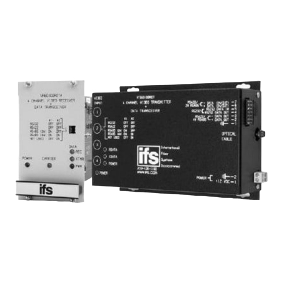 UTC Fire and Security interlogix VT6010-DRDT Installation & Operation Instructions