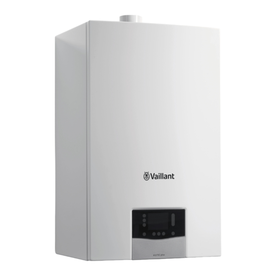 Vaillant ecoTEC plus VU Series Installation And Maintenance Instructions Manual