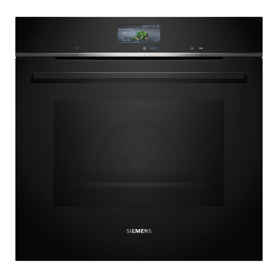 Siemens HB736G1B1 User Manual And Installation Instructions