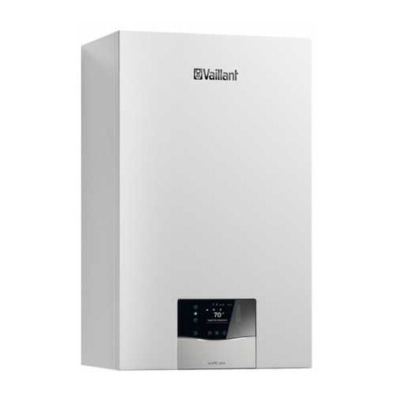 Vaillant ecoTEC plus VU Series Operating Instructions Manual