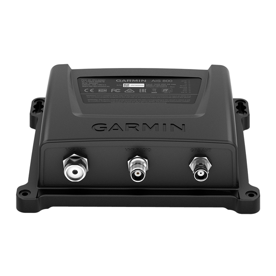 Garmin AIS 800 Installation Instructions Manual