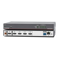 Extron electronics DA6 HD 4K Setup Manual