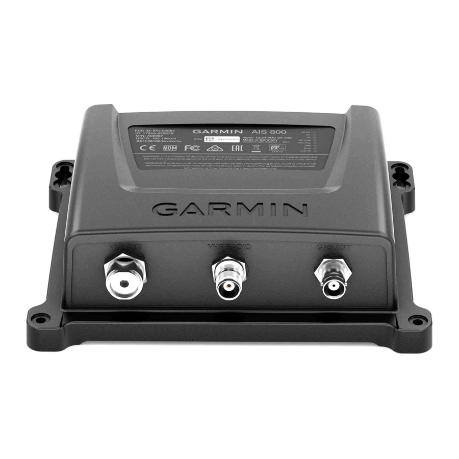 Garmin AIS 800 Manual
