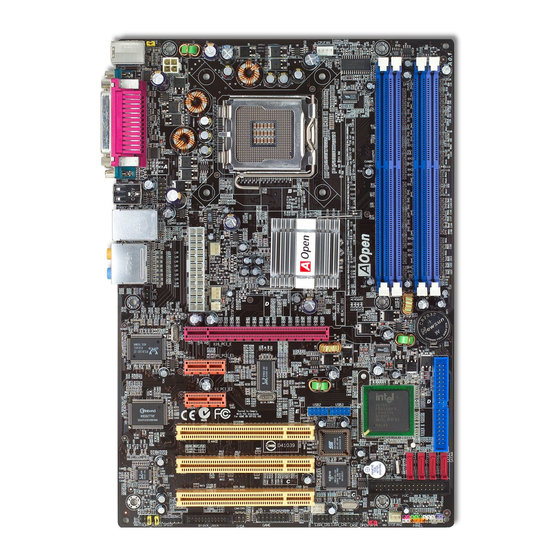AOpen i915Ga-PLF Installation Manual