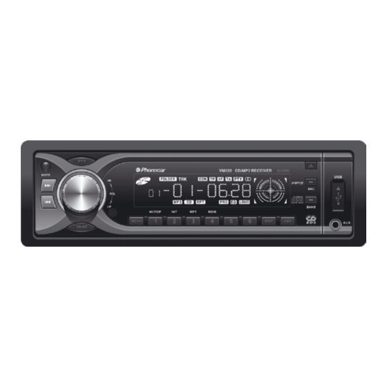 Phonocar VM 022 Instruction Manual