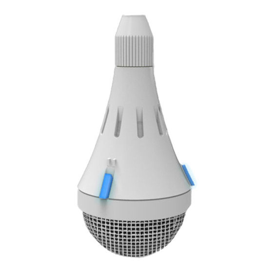 ClearOne Ceiling Microphone Array Dante Quick Start Manual