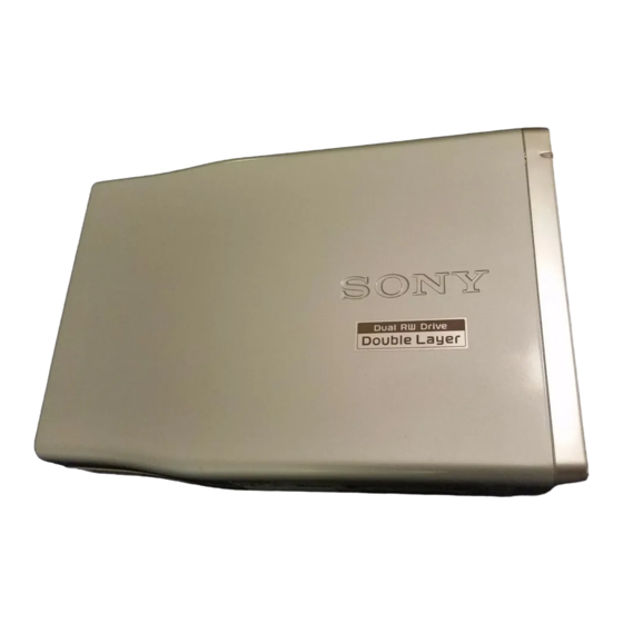 Sony DRX-720UL Manuals