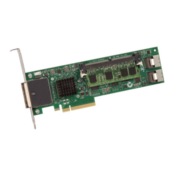 LSI MegaRAID SAS 8888ELP Quick Installation Manual