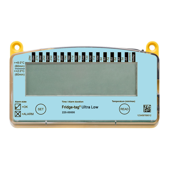 berlinger Fridge-tag Ultra Low User Manual