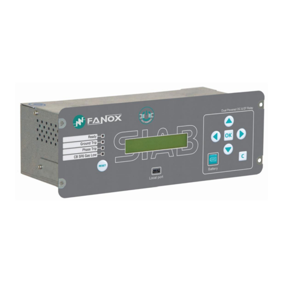 FANOX SIA-B Standard CTs Installation & Commissioning Manual