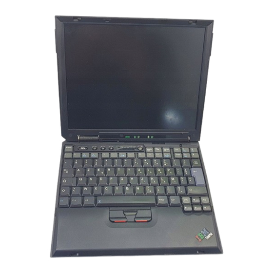 Lenovo ThinkPad X30 2672 Hardware Maintenance Manual