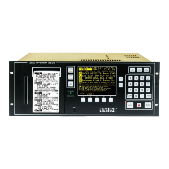 DIGITIZE System 3505 Installation & Operation Manual