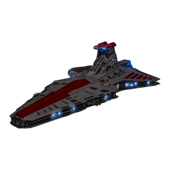 LIGHT MY BRICKS LEGO STAR WARS VENATOR-CLASS REPUBLIC ATTACK CRUISER Installation Manual