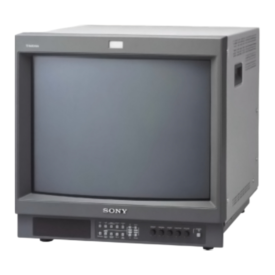 Sony PVM-9L2 Manual