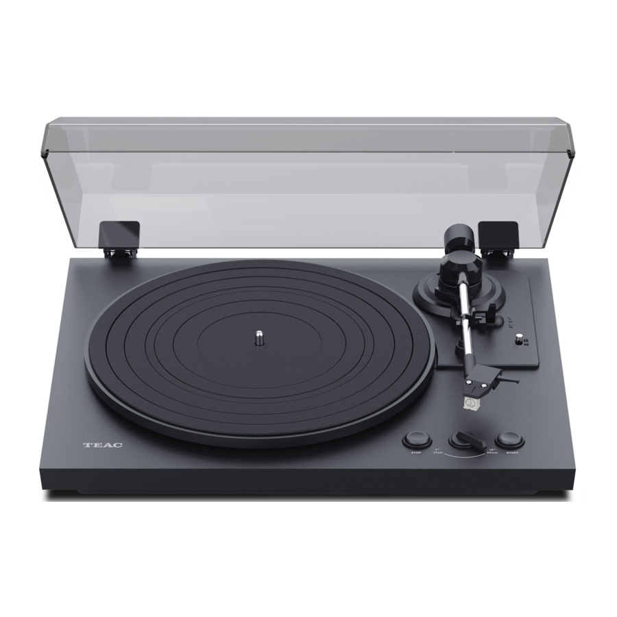 Teac TN-175 - Analog Turntable Manual