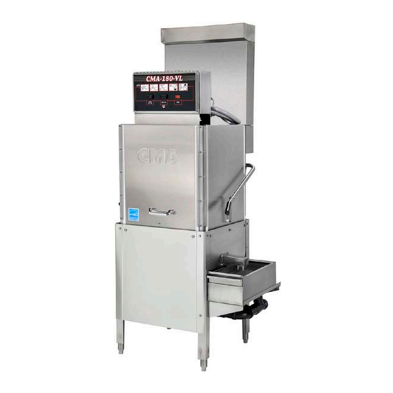 CMA Dishmachines CMA-180VL Owner's Manual