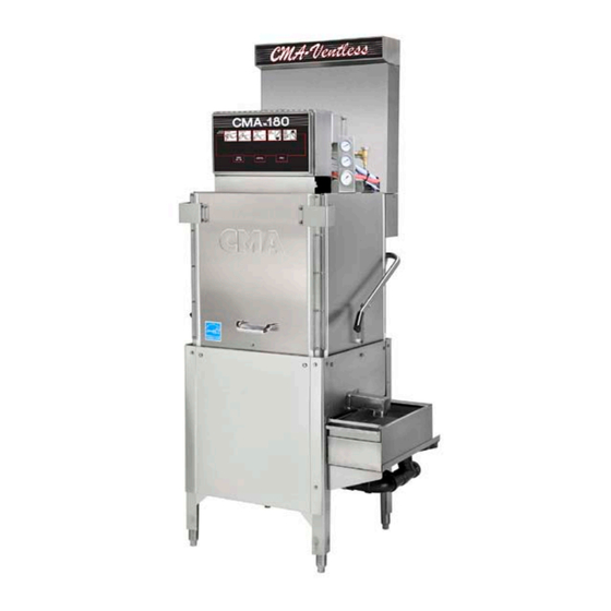 CMA Dishmachines CMA-180VL Service And Parts Manual