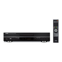 Yamaha BD-S1065BL - Blu-Ray Disc Player Owner's Manual