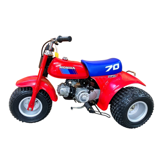 Honda 1985 ATC70 Shop Manual
