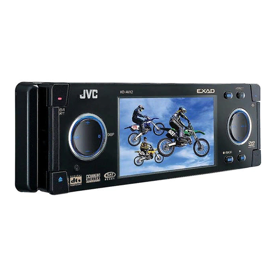 JVC Exad KD-AVX2 Instructions Manual