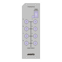 evertz 7707CVT-8 Manual