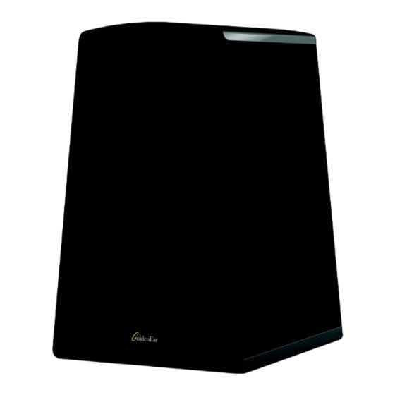 GoldenEar Technology Aon Series Owner's Manual