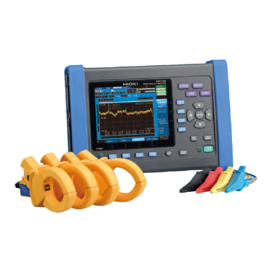 Hioki PW3198-90 Manual
