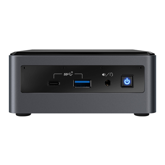 Intel NUC 10 Performance User Manual