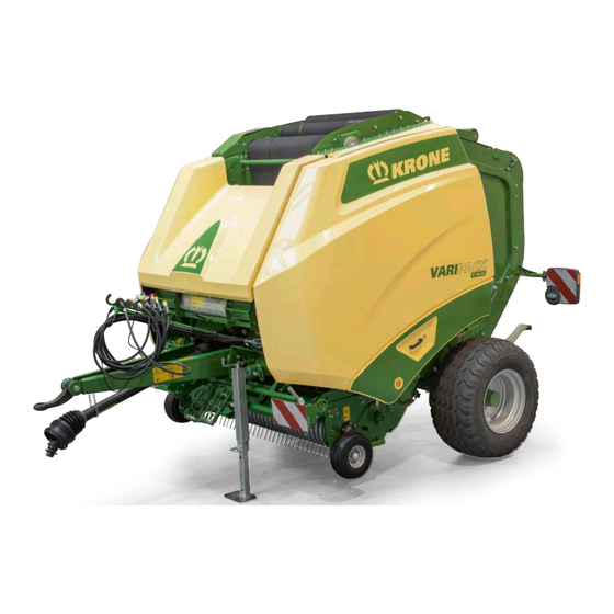 Krone VariPack V 190 Original Operating Instructions