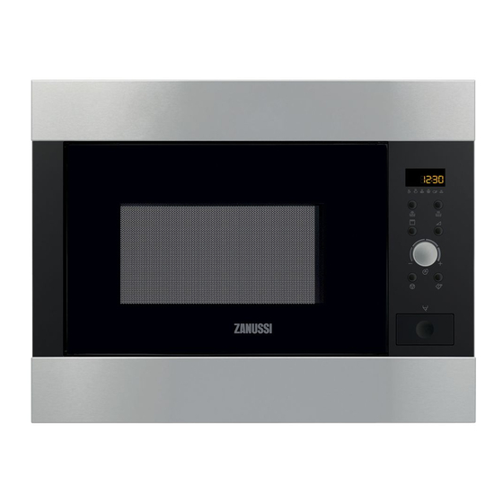 zanussi microwave combi oven symbols