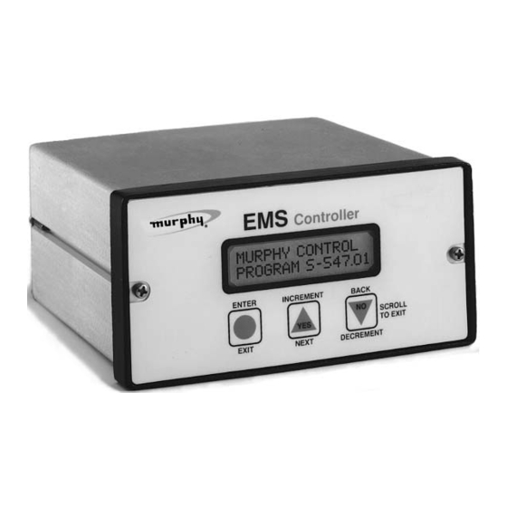 Murphy EMS547 Specifications