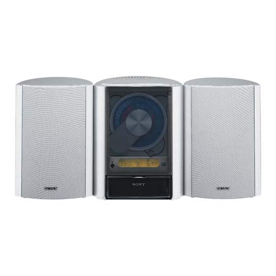 Sony CMT-EX5 Specifications